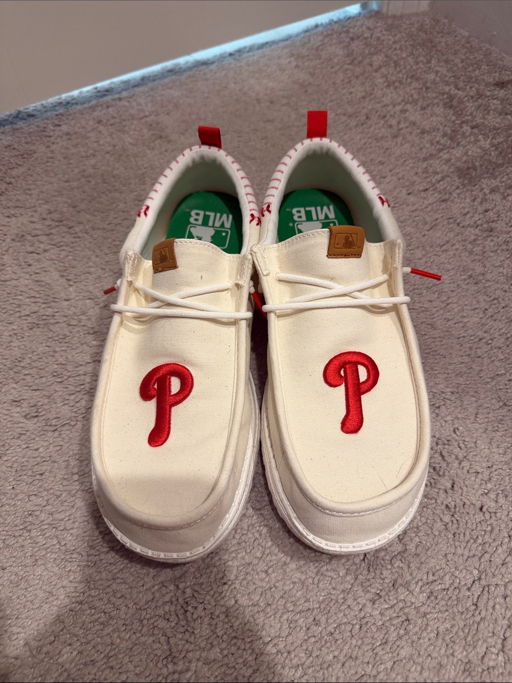 Philadelphia Phillies Hey Dude Wally Slip-On Shoes